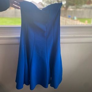 Mini strapless dress